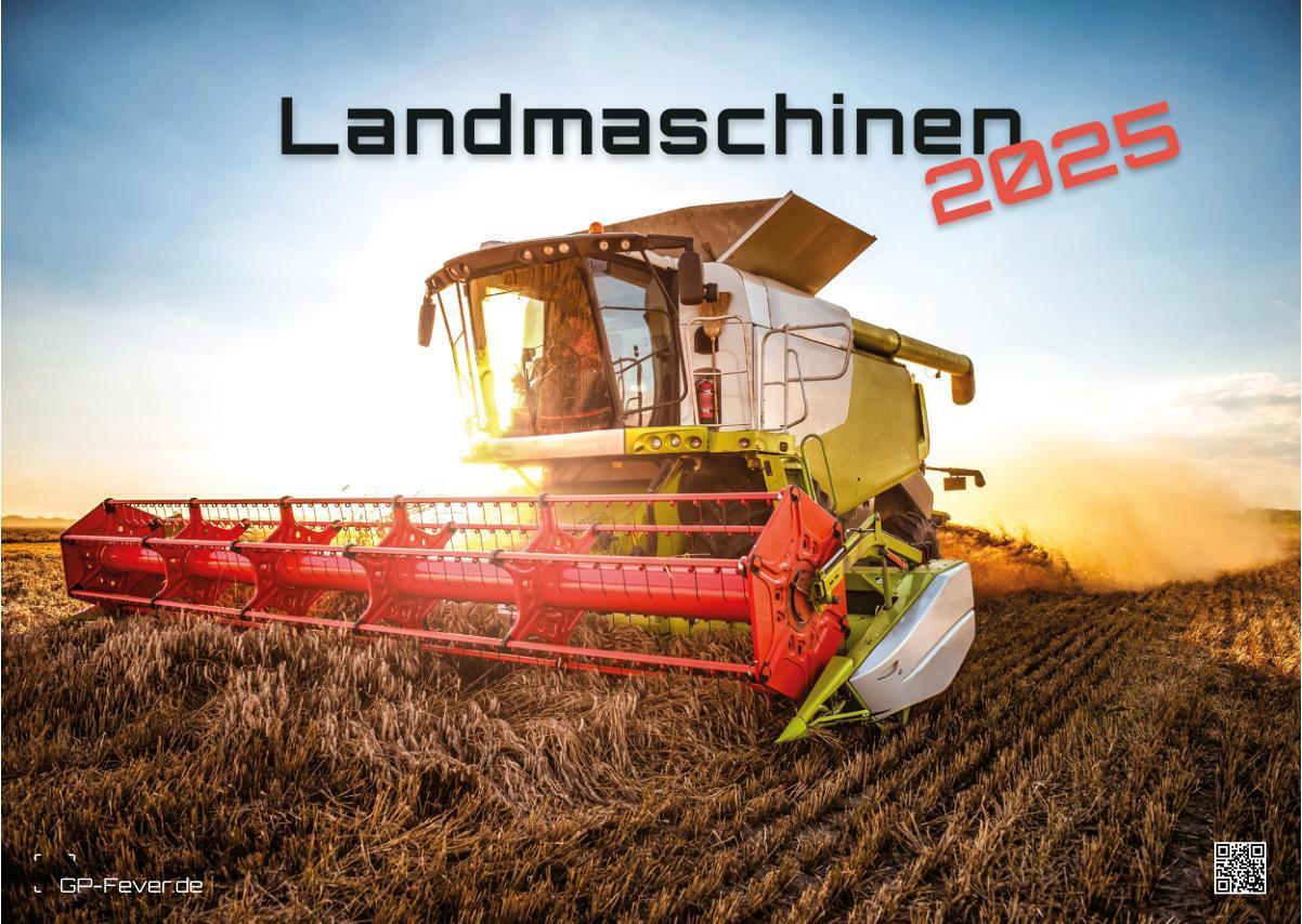 Cover: 9783986734428 | Landmaschinen - Traktor - 2025 - Kalender DIN A3 | GP-Fever. de | 2025