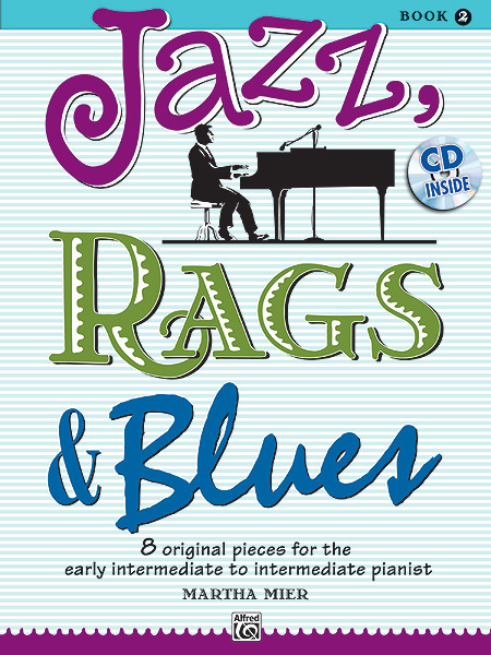 Cover: 38081405100 | Jazz, Rags &amp; Blues 2 | Martha Mier | Buch + CD | EAN 38081405100