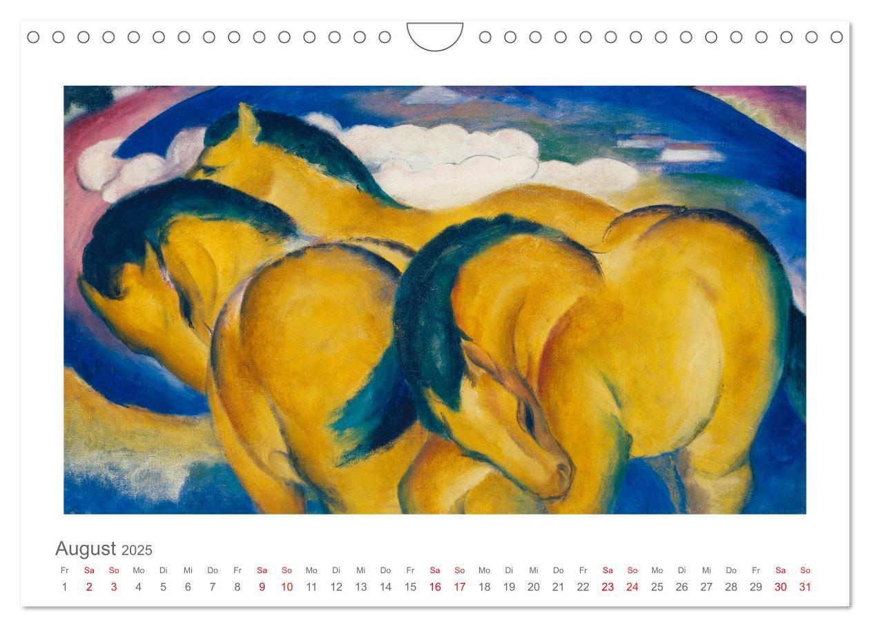 Bild: 9783435324965 | Franz Marc 2025 (Wandkalender 2025 DIN A4 quer), CALVENDO...