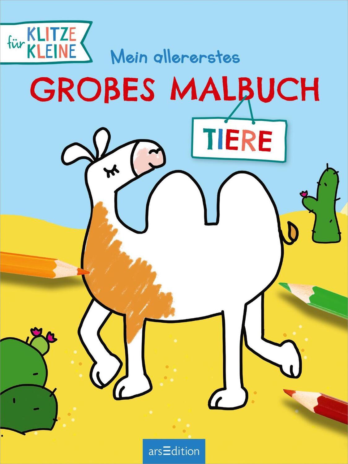 Bild: 9783845851372 | Mein allererstes großes Malbuch - Tiere | Taschenbuch | Softcover