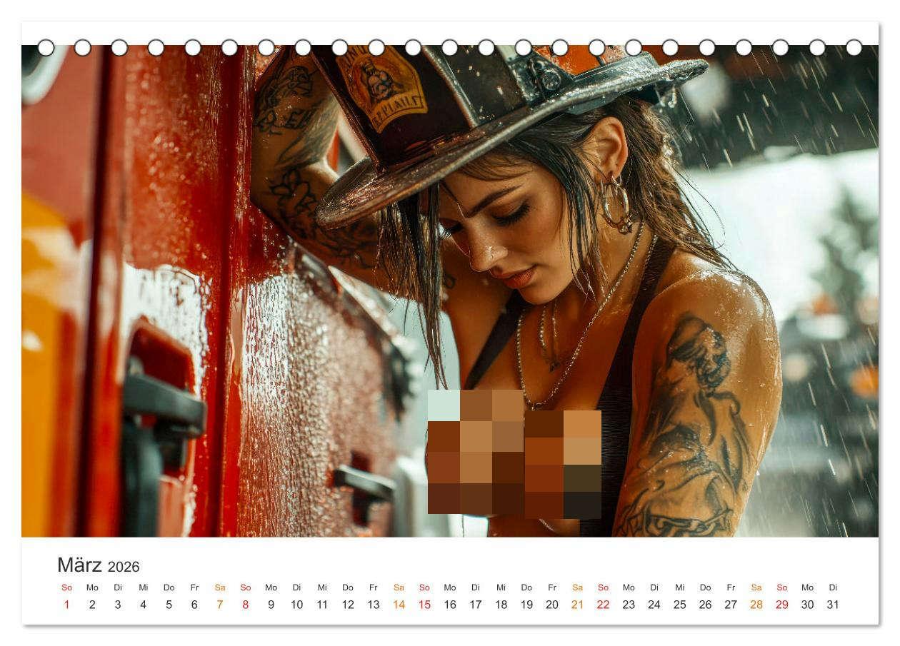 Bild: 9783457261156 | Feuerwehrfrauen - Feuer und Flamme (Tischkalender 2026 DIN A5...