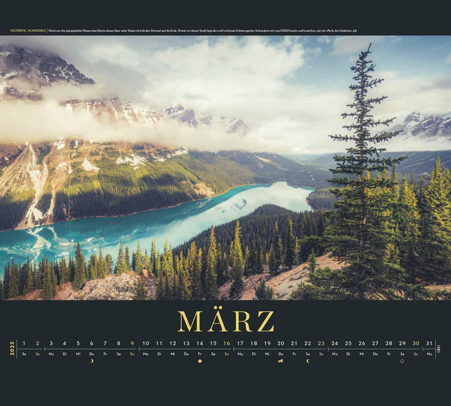 Bild: 4002725988775 | GEO Im Licht des Nordens 2025 - Wand-Kalender - Reise-Kalender -...