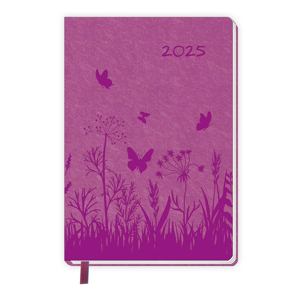 Cover: 4251901507204 | Trötsch Taschenkalender A6 Soft Touch Blumen 2025 | Co.KG | Kalender