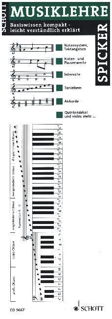 Cover: 9790001135610 | Musiklehre-Spicker | Basiswissen kompakt - leicht verständlich erklärt