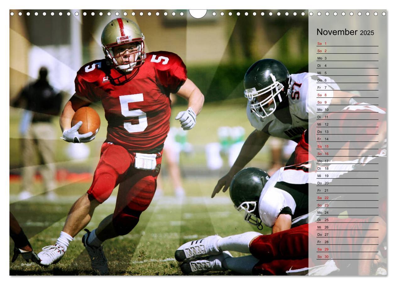 Bild: 9783435416844 | HEROES - American Football (Wandkalender 2025 DIN A3 quer),...