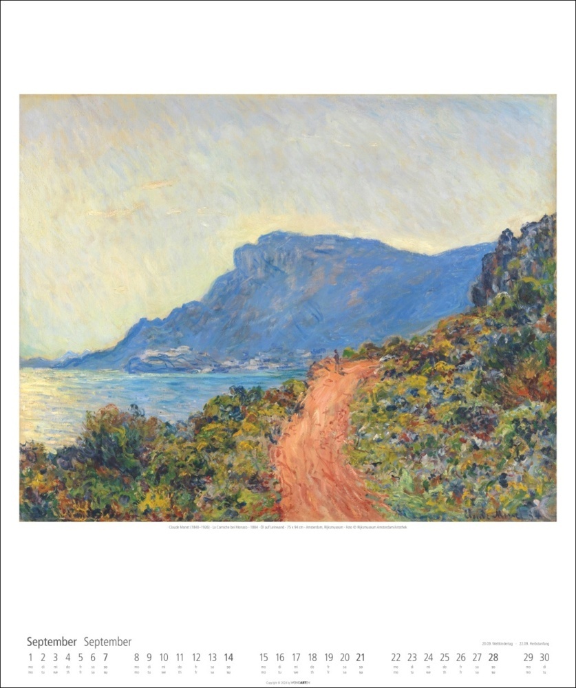 Bild: 9783839900178 | Claude Monet Kalender 2025 | Claude Monet | Kalender | Spiralbindung