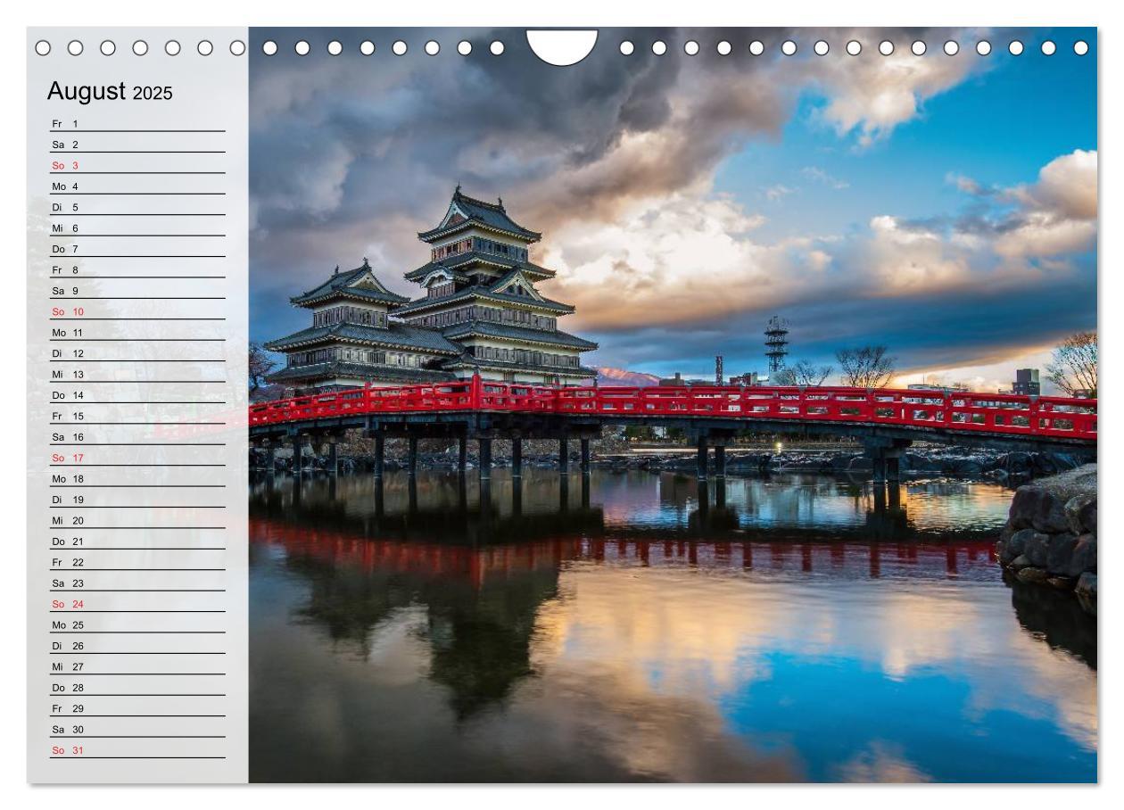 Bild: 9783435624584 | Japan. Im Land der aufgehenden Sonne (Wandkalender 2025 DIN A4...