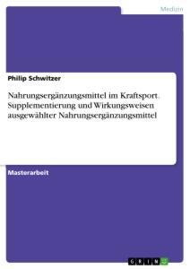 Cover: 9783346144331 | Nahrungsergänzungsmittel im Kraftsport. Supplementierung und...