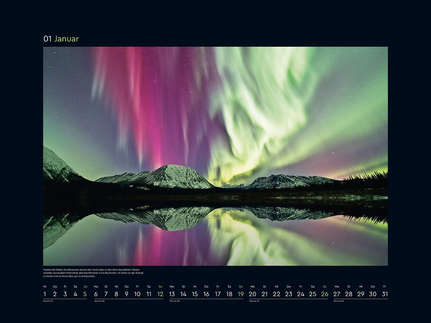 Bild: 9783965913370 | Polarlichter - KUNTH Wandkalender 2025 | Kalender | 14 S. | Deutsch