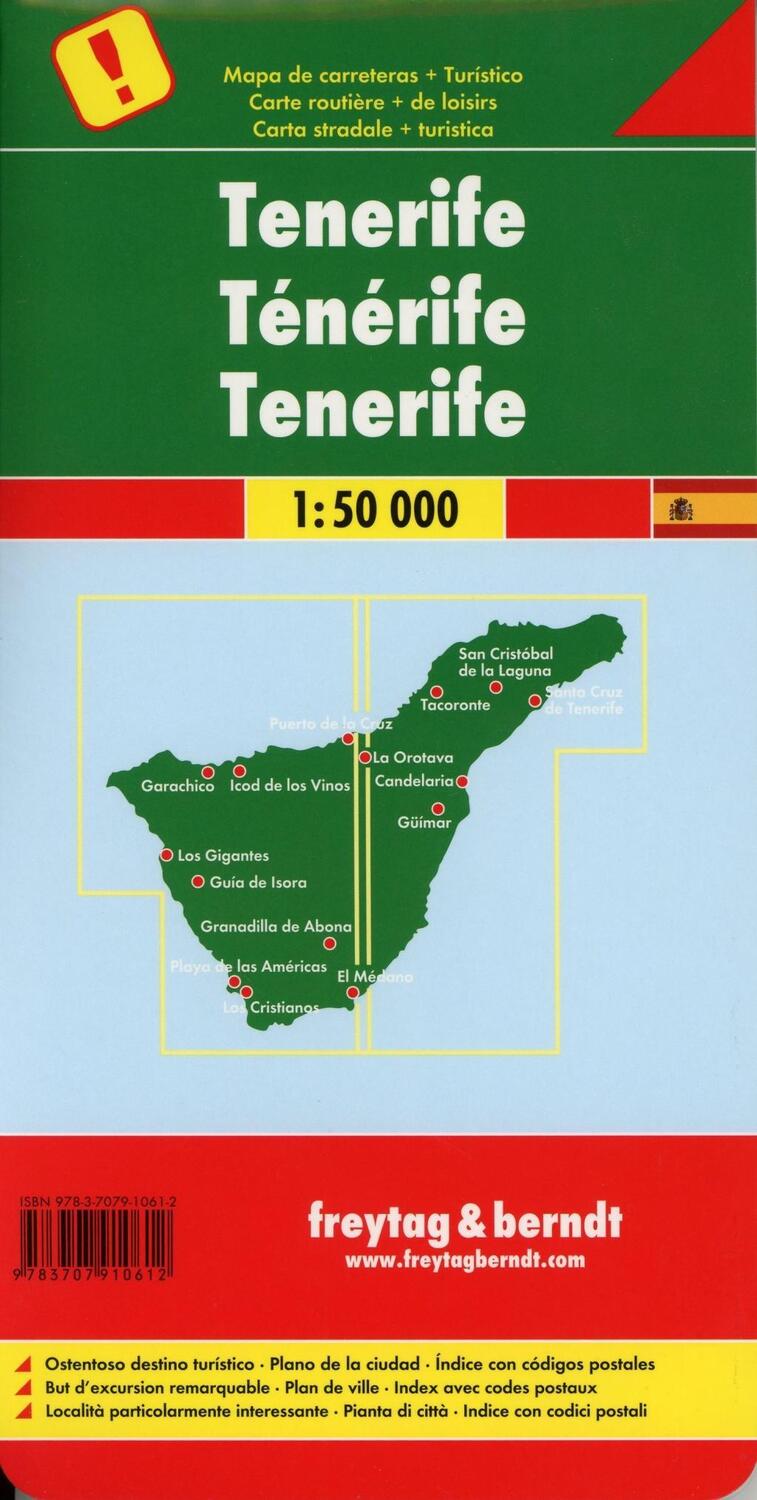 Bild: 9783707910612 | Teneriffa 1 : 50 000 | (Land-)Karte | Deutsch | 2009