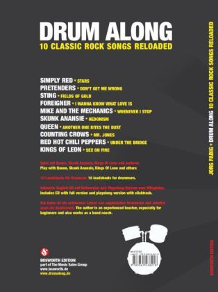 Bild: 9783865438218 | Drum Along - 10 Classic Rock Songs Reloaded. Bd.10 | Jörg Fabig | Buch