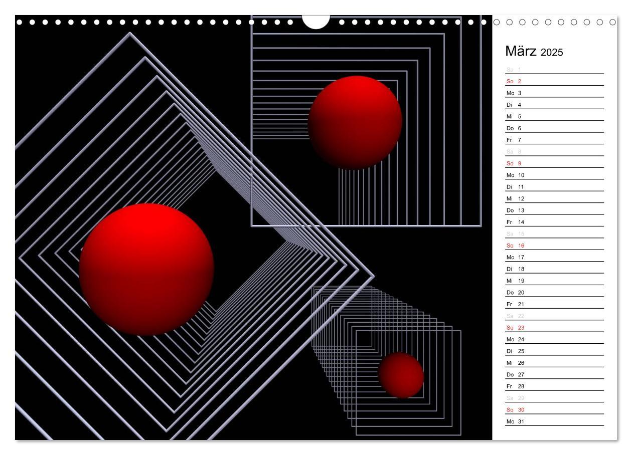 Bild: 9783435471171 | Mit Geometrie durch das Jahr (Wandkalender 2025 DIN A3 quer),...