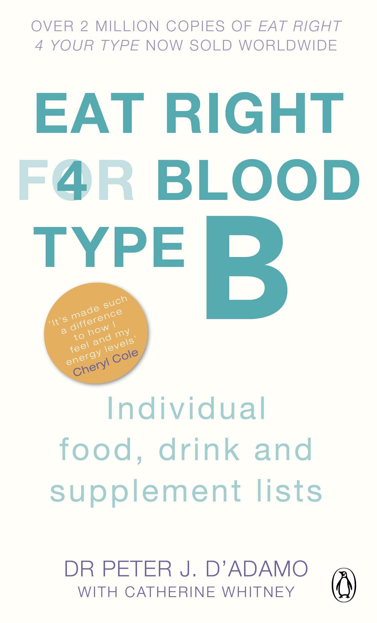 Cover: 9780241954386 | Eat Right For Blood Type B | Peter J. D'Adamo | Taschenbuch | Englisch