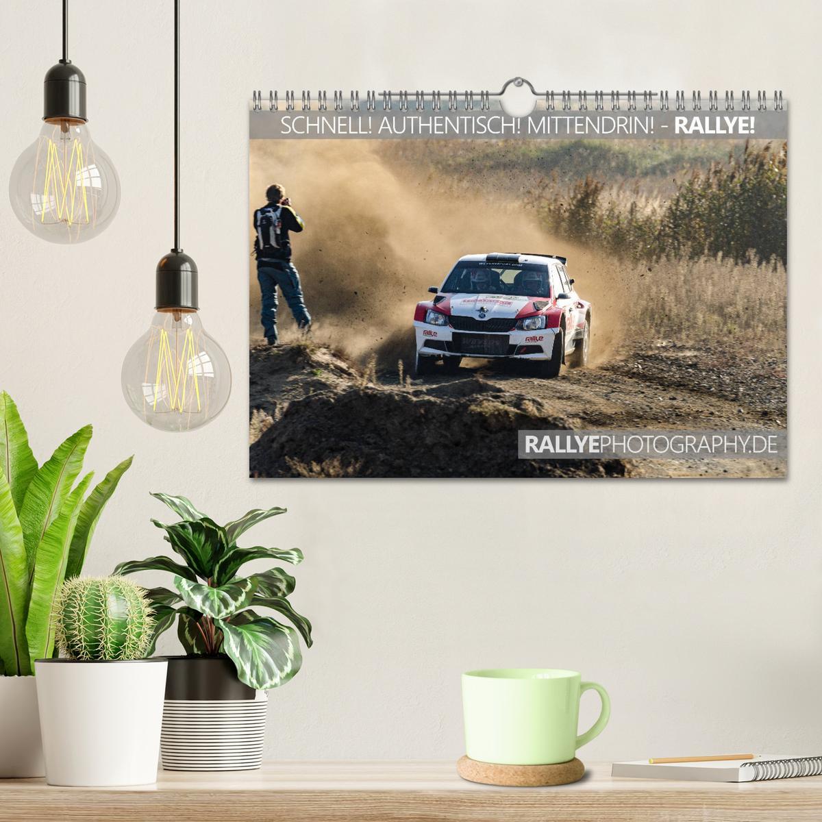 Bild: 9783435410781 | SCHNELL! AUTHENTISCH! MITTENDRIN! - RALLYE! (Wandkalender 2025 DIN...