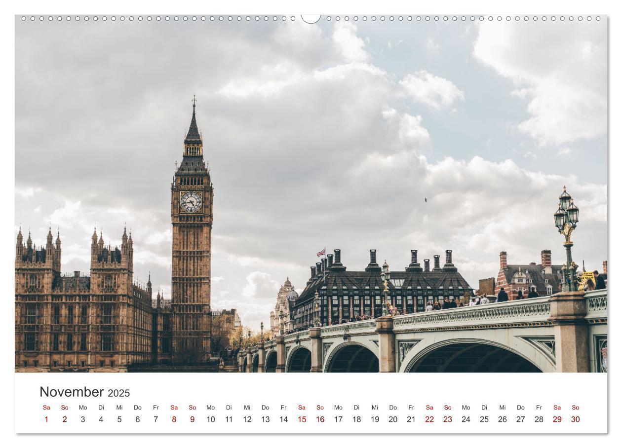 Bild: 9783435001347 | London - Die faszinierende Hauptstadt Englands. (Wandkalender 2025...