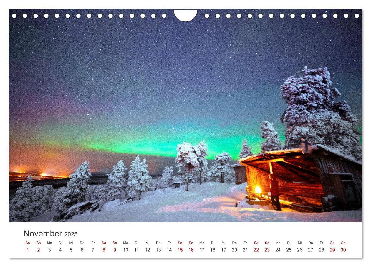 Bild: 9783435001095 | Finnland - Den Polarlichtern nahe. (Wandkalender 2025 DIN A4 quer),...