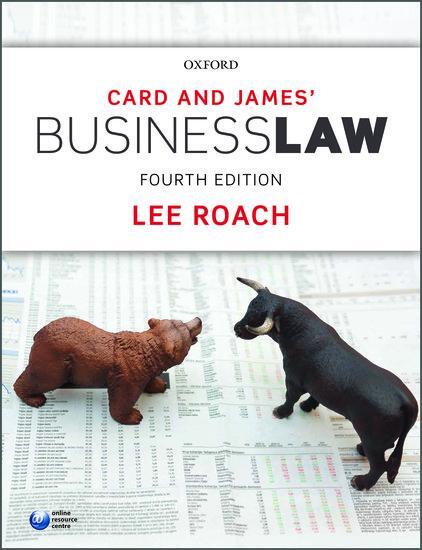 Cover: 9780198748380 | Card &amp; James' Business Law | Lee Roach | Taschenbuch | Englisch | 2016