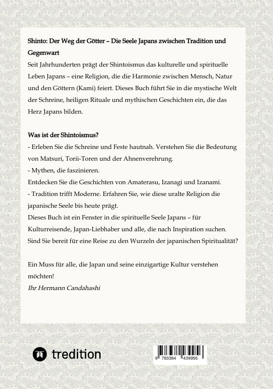 Rückseite: 9783384439956 | Shinto: Der Weg der Götter II | Hermann Candahashi | Taschenbuch