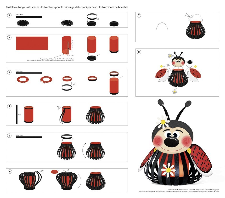 Cover: 4008525346500 | URSUS Laternenzeit Laternen-Bastelset Marienkäfer | 1872-00-06 | 2023