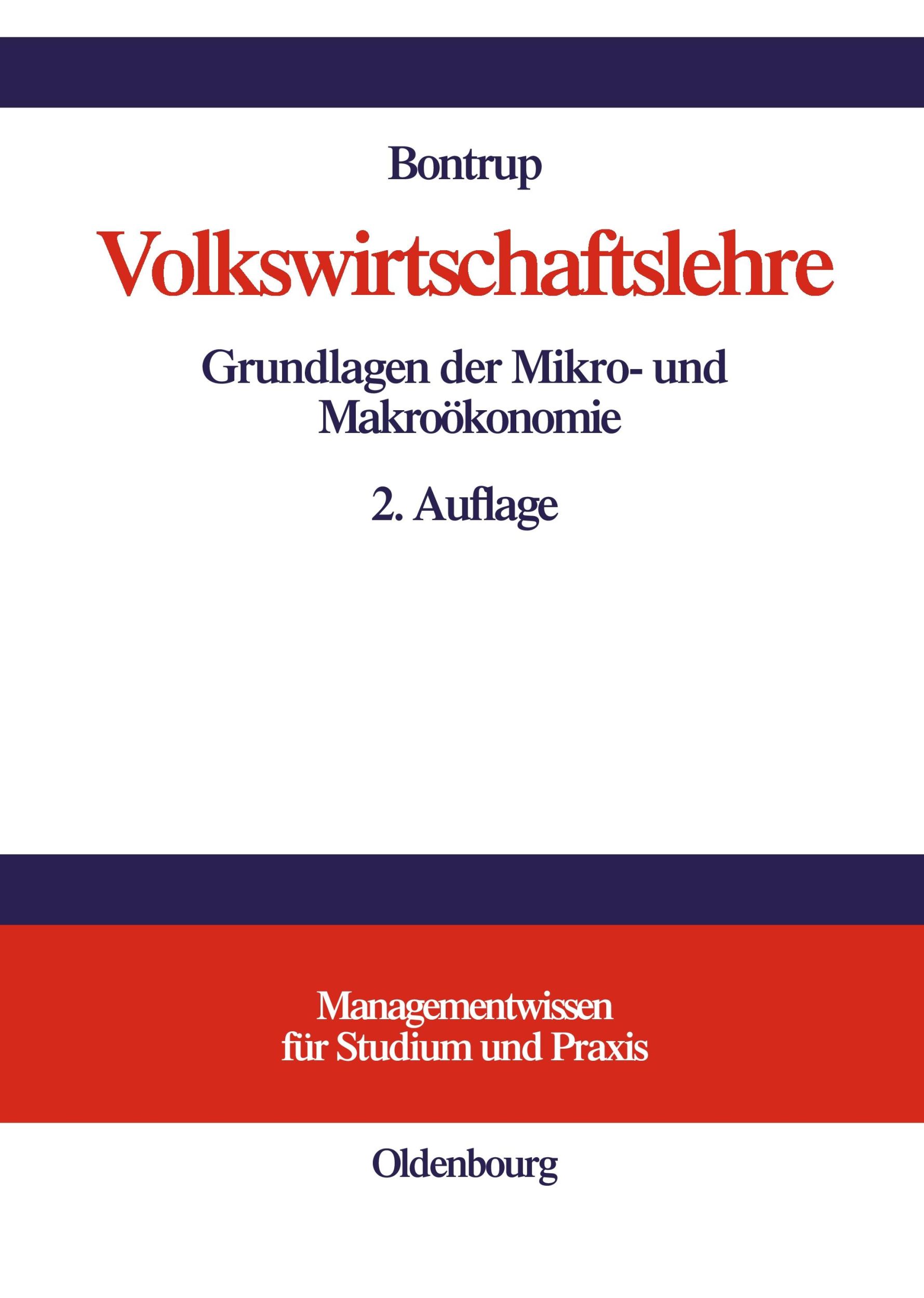 Cover: 9783486575767 | Volkswirtschaftslehre | Grundlagen der Mikro- und Makroökonomie | Buch