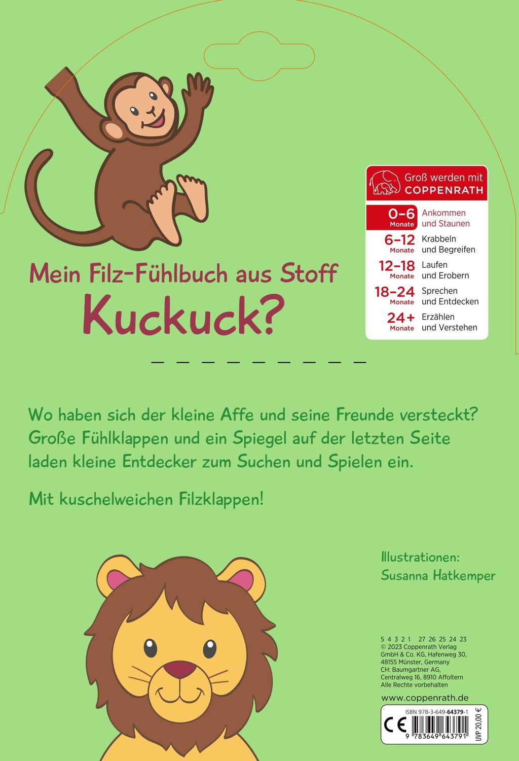 Rückseite: 9783649643791 | Mein kuschelweiches Spielbuch | Kuckuck? | Buch | 8 S. | Deutsch