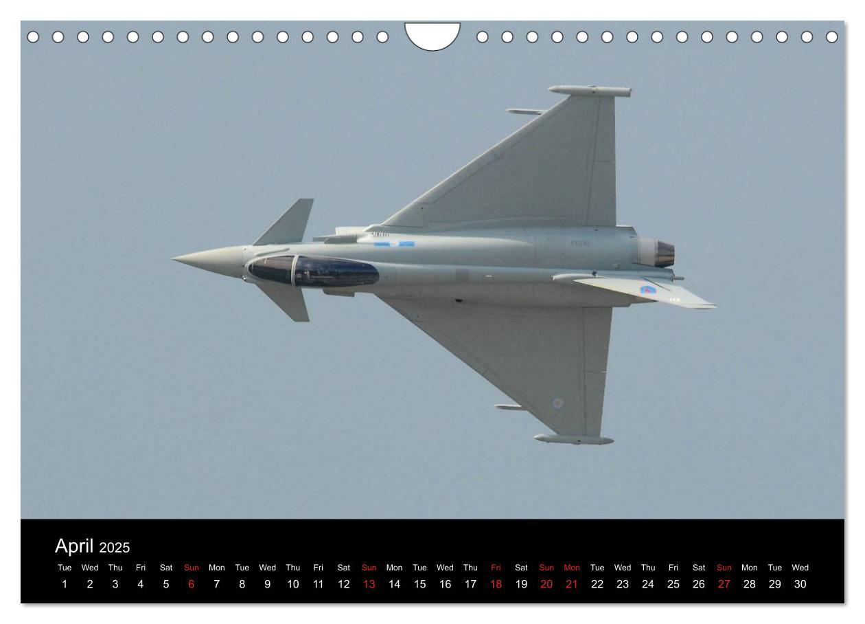 Bild: 9781325954308 | The Mighty Eurofighter Typhoon (Wall Calendar 2025 DIN A4...