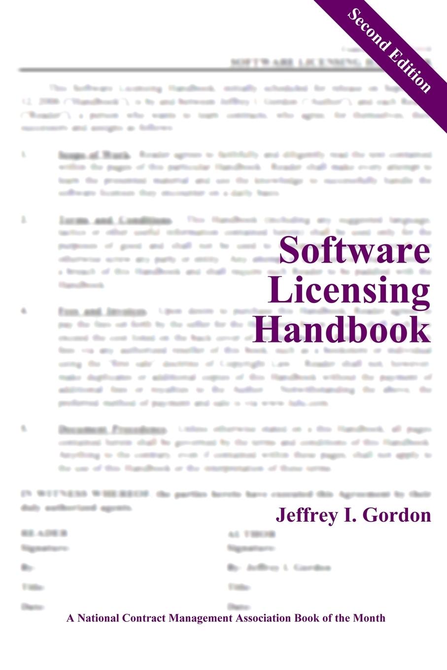 Cover: 9781435752511 | Software Licensing Handbook, Second Edition | Jeffrey Gordon | Buch