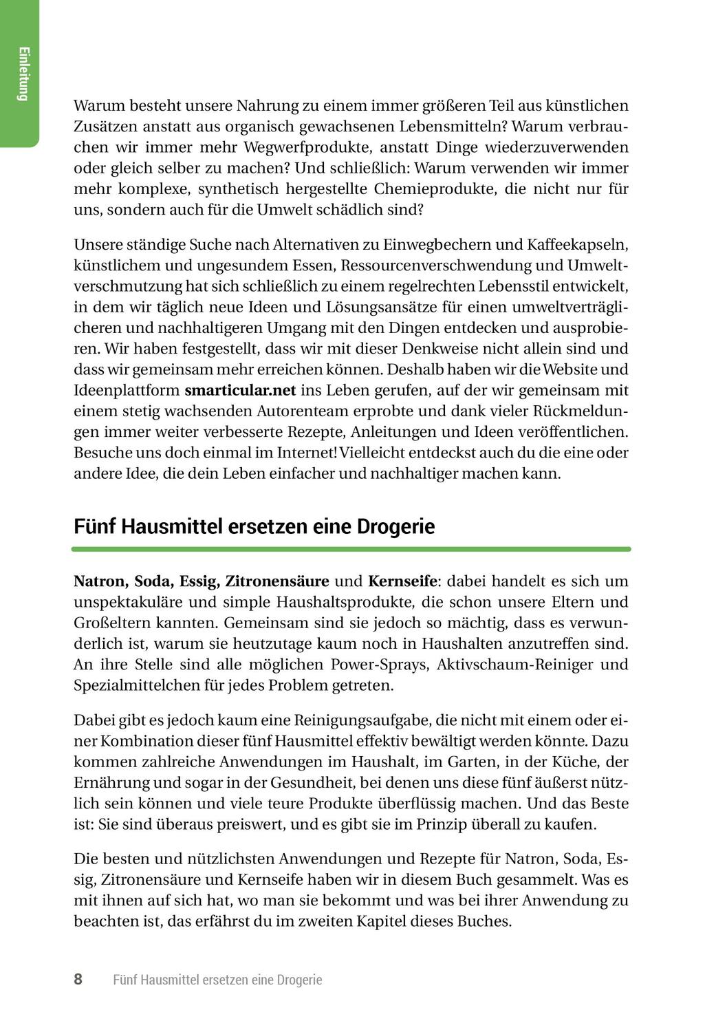 Bild: 9783946658009 | Fünf Hausmittel ersetzen eine Drogerie | smarticular Verlag | Buch