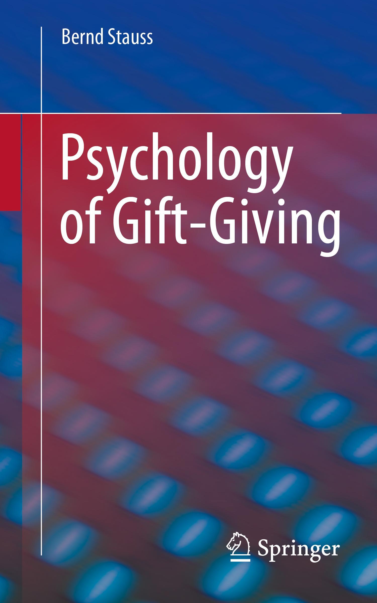 Cover: 9783662663929 | Psychology of Gift-Giving | Bernd Stauss | Taschenbuch | x | Englisch