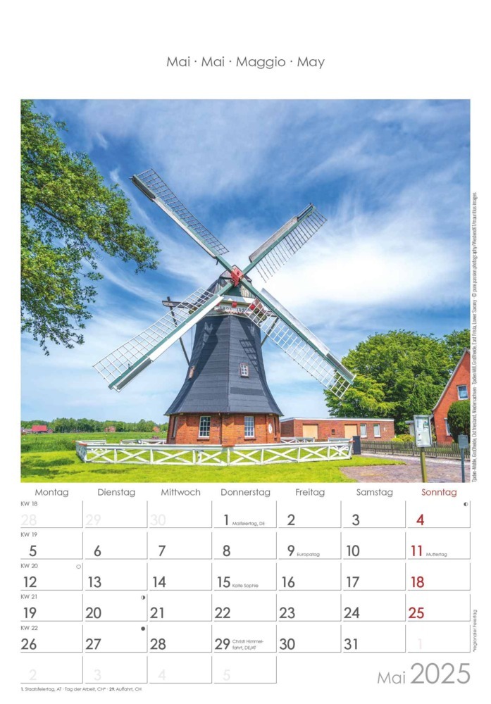 Bild: 4251732343378 | Alpha Edition - Niedersachsen und Bremen 2025 Bildkalender,...