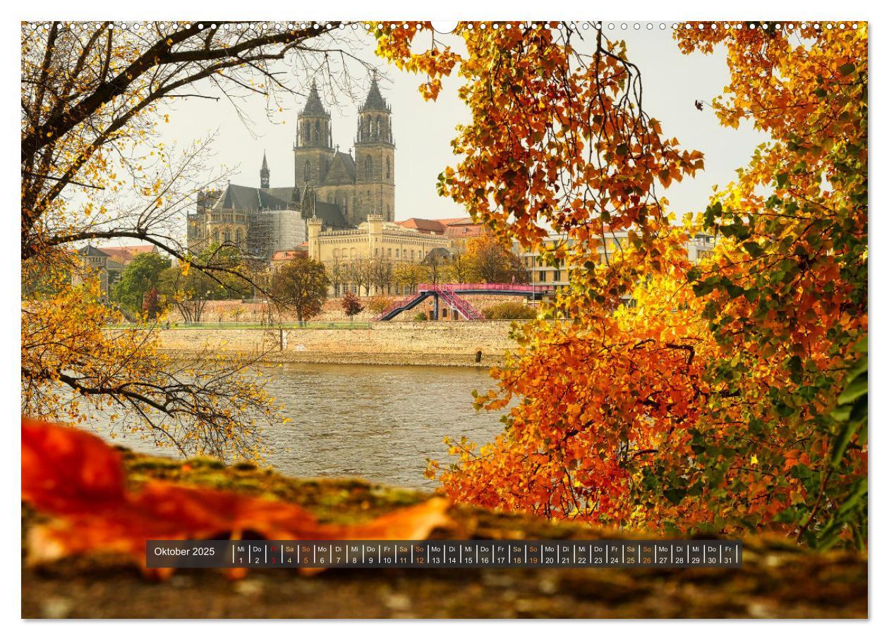 Bild: 9783383830105 | Magdeburg entdecken (Wandkalender 2025 DIN A2 quer), CALVENDO...