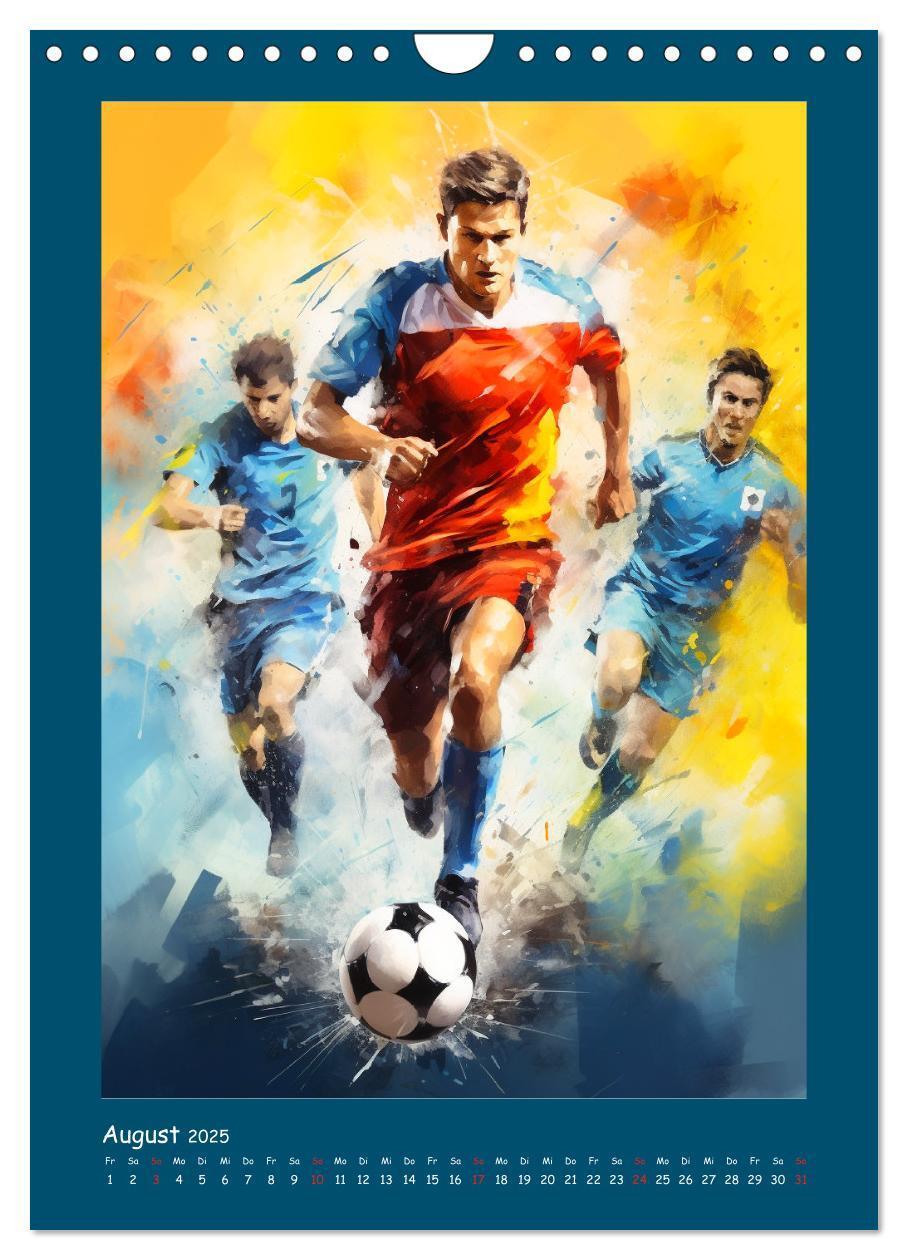 Bild: 9783383806841 | Leidenschaft Fussball. Stadionstimmung im Aquarellstil...