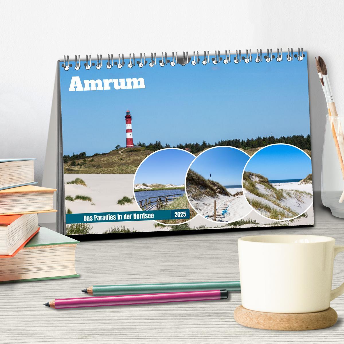 Bild: 9783383896651 | Amrum - Das Paradies in der Nordsee (Tischkalender 2025 DIN A5...