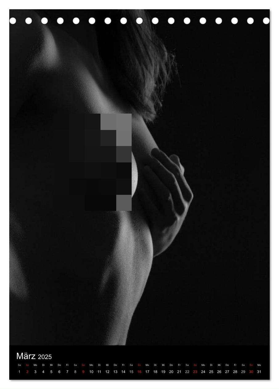 Bild: 9783457079911 | Erotische Silhouetten / CH-Version (Tischkalender 2025 DIN A5...