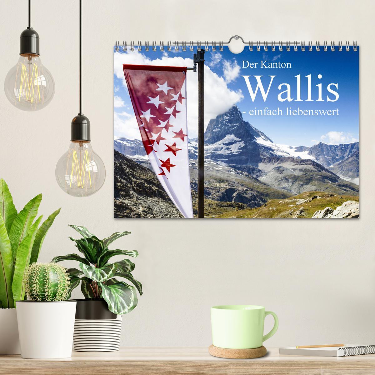 Bild: 9783435104314 | Der Kanton Wallis - einfach liebenswert (Wandkalender 2025 DIN A4...