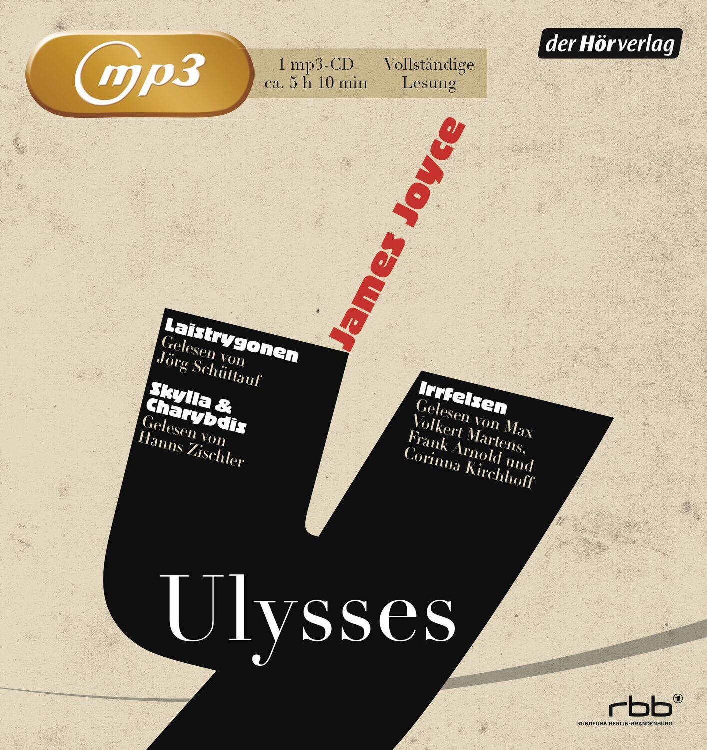 Bild: 9783844509960 | Ulysses | James Joyce | MP3 | 6 | Deutsch | 2013 | Der Hörverlag