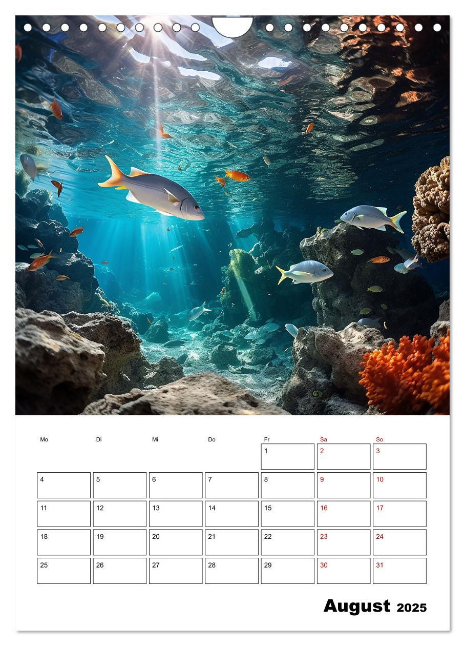 Bild: 9783435857746 | Türkisblauer Genuss (Wandkalender 2025 DIN A4 hoch), CALVENDO...