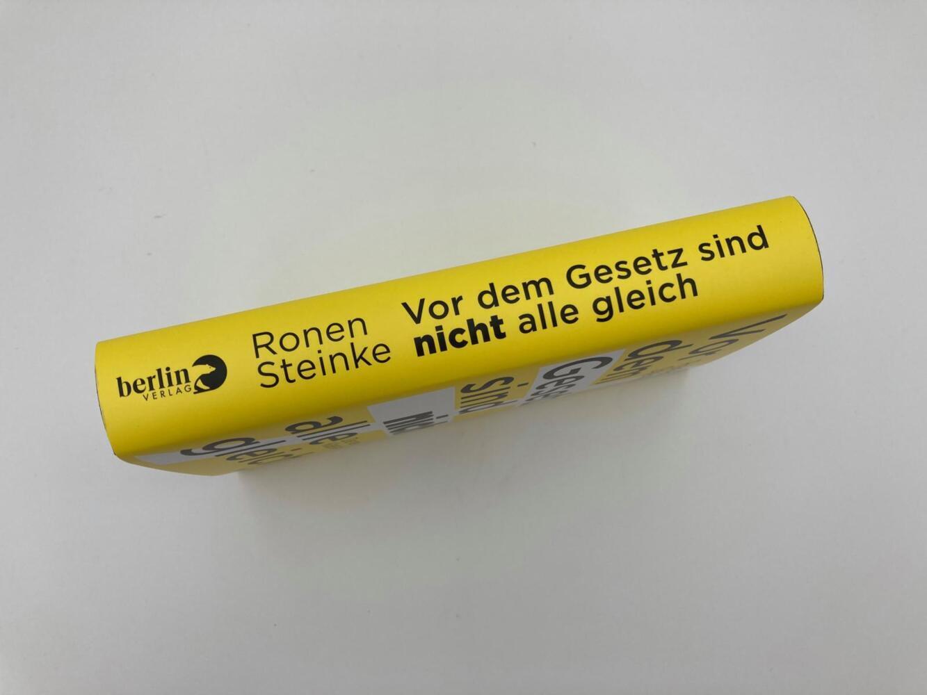 Bild: 9783827014153 | Vor dem Gesetz sind nicht alle gleich | Ronen Steinke | Buch | 272 S.