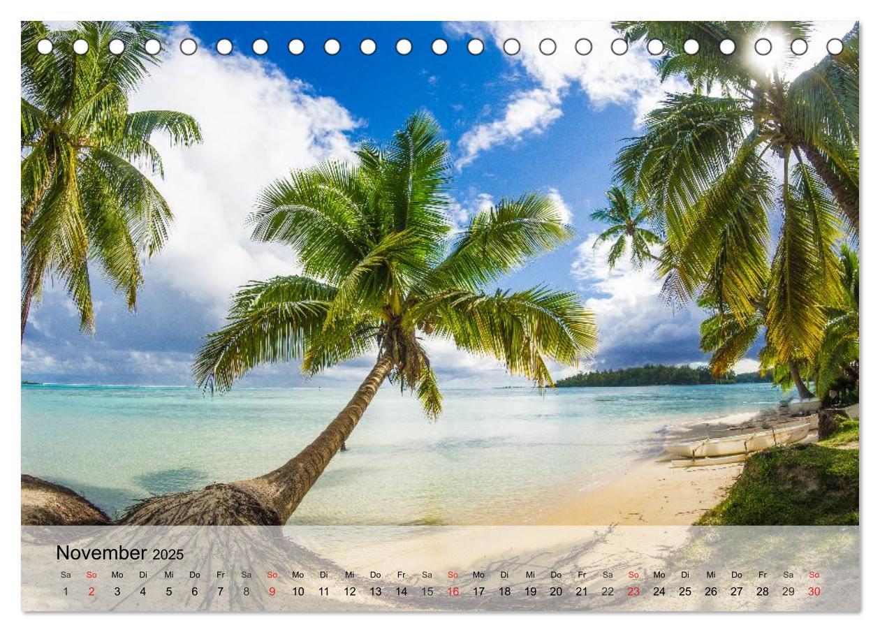 Bild: 9783435622719 | Südseeträume. Paradiese im Pazifik (Tischkalender 2025 DIN A5...