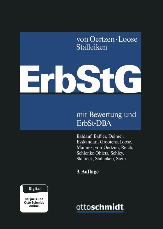 Cover: 9783504250140 | Erbschaftsteuer- und Schenkungsteuergesetz (ErbStG) | Oertzen (u. a.)