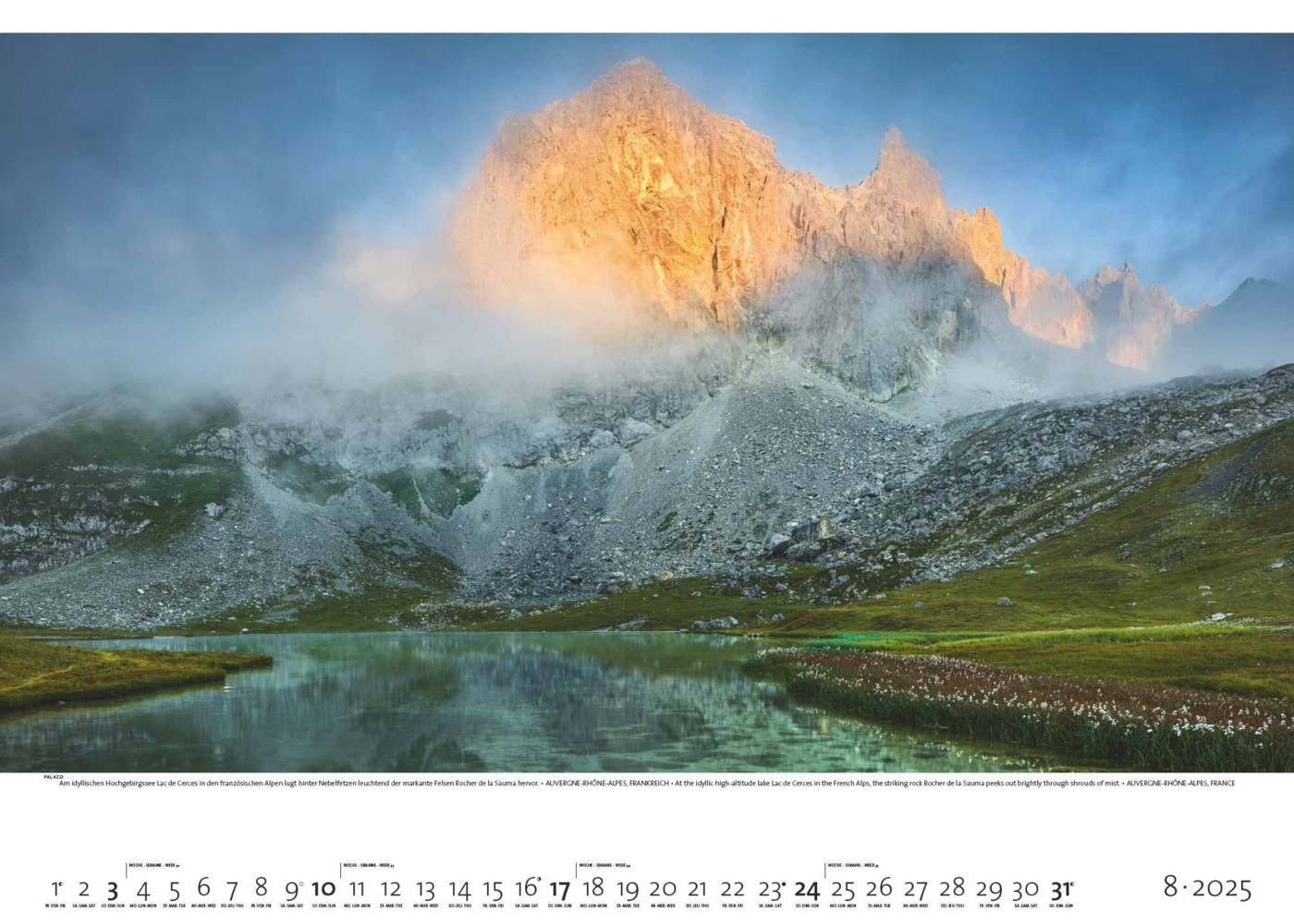 Bild: 4251734300775 | PALAZZI - Faszination Alpen 2025 Wandkalender, 70x50cm,...