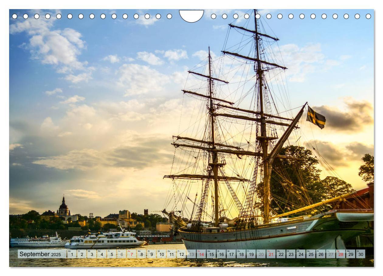 Bild: 9783435106059 | Stockholm - Maritime Ansichten (Wandkalender 2025 DIN A4 quer),...