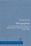 Cover: 9783770542741 | Mikrographien | Davide Giuriato | Taschenbuch | 324 S. | Deutsch