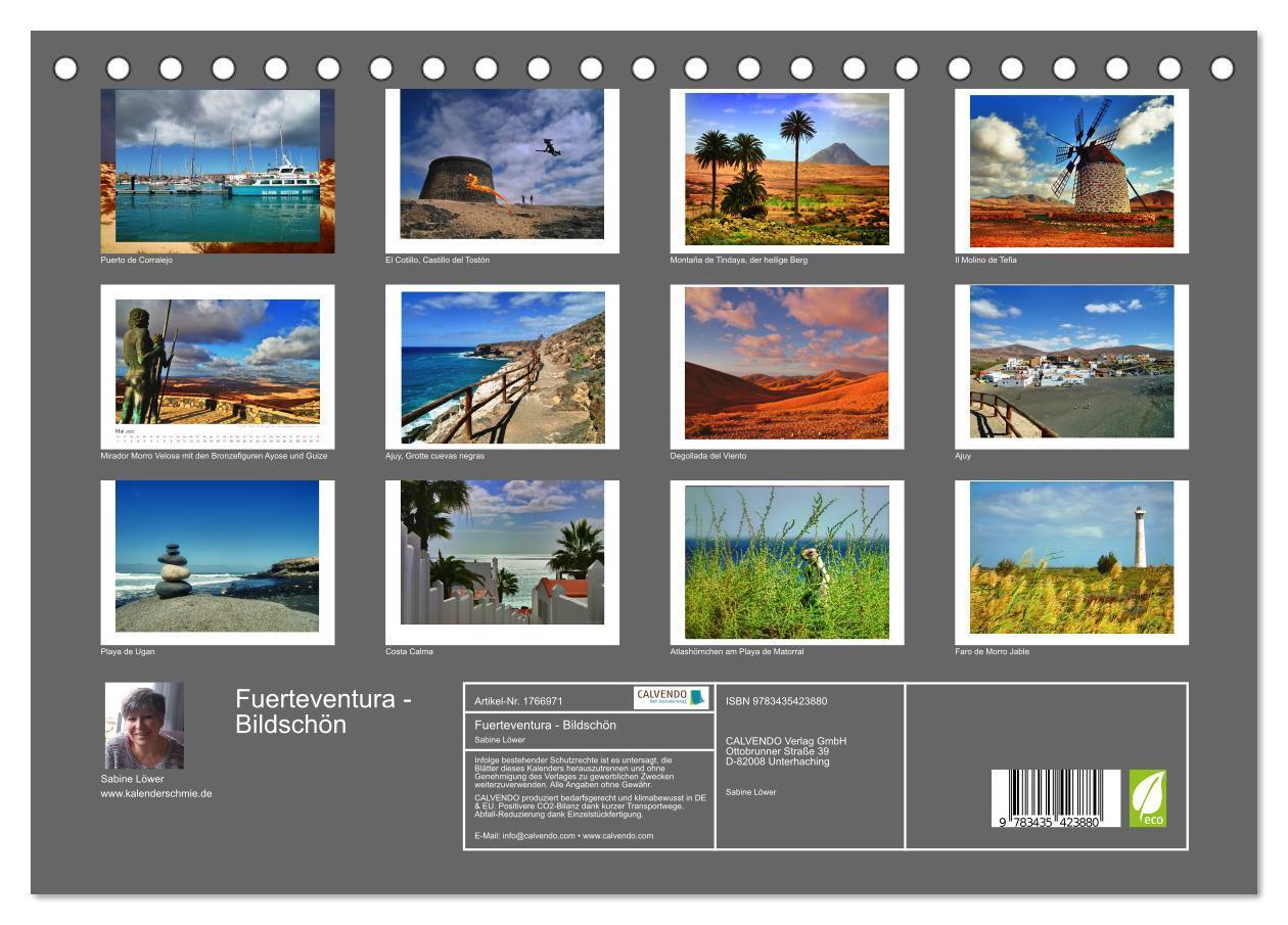 Bild: 9783435423880 | Fuerteventura - Bildschön (Tischkalender 2025 DIN A5 quer),...