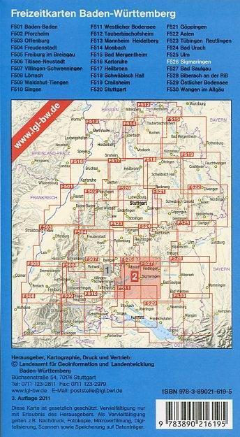 Bild: 9783890216195 | Sigmaringen Naturpark Obere Donau Freizeitkarte 1 : 50 000 | Deutsch