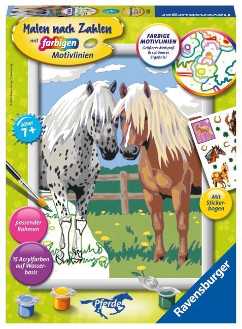 Cover: 4005556285662 | Ravensburger Malen nach Zahlen 28566 - Glückliche Pferde - Kinder...