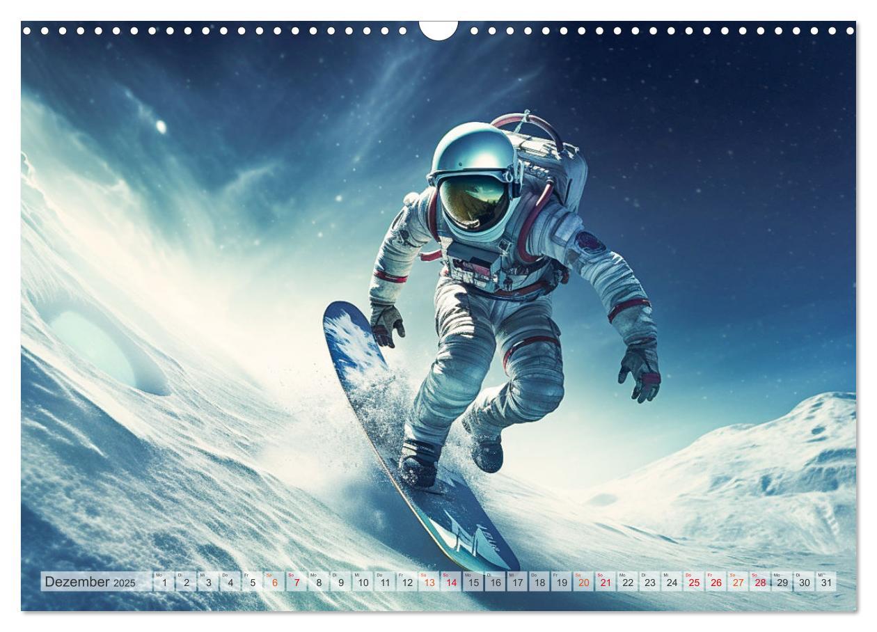 Bild: 9783383773983 | Astronaut - Unterwegs in der Galaxie (Wandkalender 2025 DIN A3...