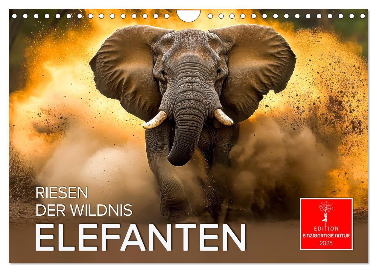 Cover: 9783457240465 | Elefanten - Riesen der Wildnis (Wandkalender 2025 DIN A4 quer),...