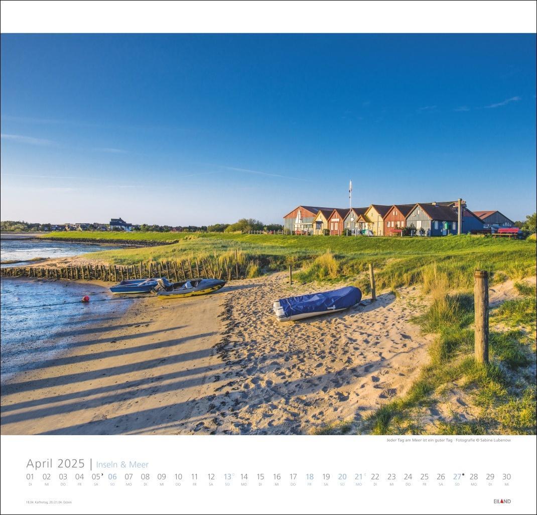 Bild: 9783964023247 | Inseln und Meer Edition Kalender 2025 | Eiland | Kalender | 13 S.