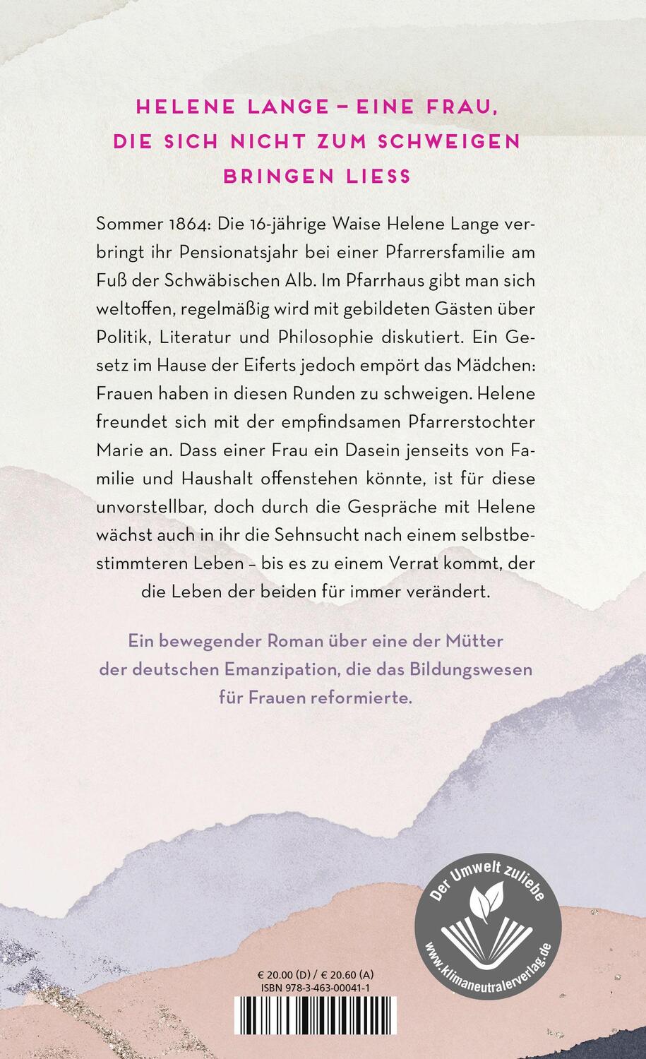 Rückseite: 9783463000411 | Helenes Stimme | Sanne Jellings | Buch | Deutsch | 2023